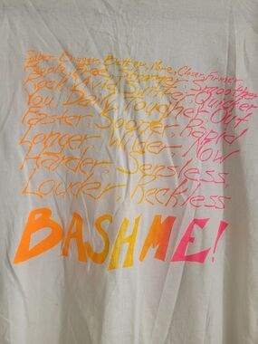 Vintage 90s Single Stitch Tee - Beach Bash Hand Drawn Tee